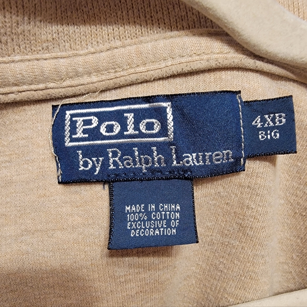 Ralph Lauren Polo Quarter Zip 4X Big And Tall - Picture 3 of 3